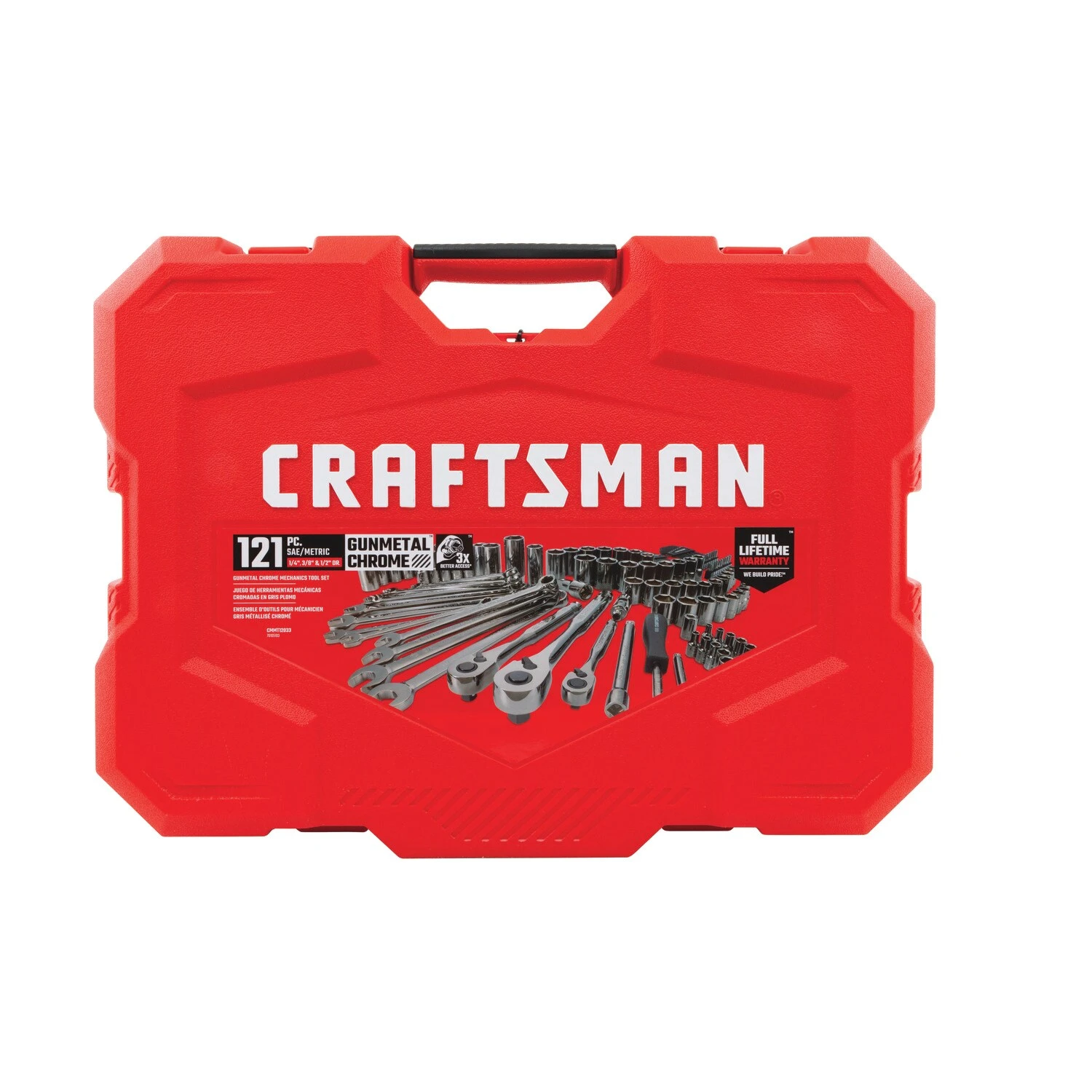 Cheapest π CRAFTSMAN Mechanics Tool Sets 121-Piece Standard (SAE) and Metric Combination Gunmetal Chrome Mechanics Tool Set (1/4-in; 3/8-in) π 9 Cheapest π CRAFTSMAN Mechanics Tool Sets 121-Piece Standard (SAE) and Metric Combination Gunmetal Chrome Mechanics Tool Set (1/4-in; 3/8-in) π - Image 9