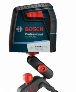 Budget 🔥 Bosch Laser Levels VisiMax 40-ft Green Beam Self-Leveling Cross-line Cross Laser Level 🔔 -Craftsman Sales Shop 11306876 scaled