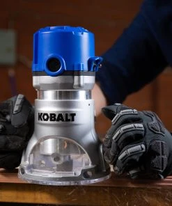 Brand new ✨ Kobalt Routers 1/4-in and 1/2-in-Amp Fixed Corded Router Table and (Tool Only) 🧨 -Craftsman Sales Shop 11386287