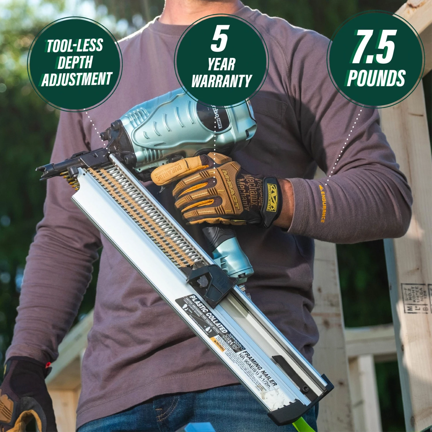 Deals ✔️ Metabo HPT Nailers 21-Degree Pneumatic Framing Nailer ❤️ 2 Deals ✔️ Metabo HPT Nailers 21-Degree Pneumatic Framing Nailer ❤️ - Image 2