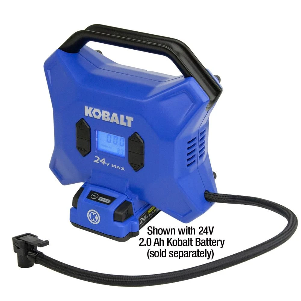 Best Sale 🌟 Kobalt Air Inflators Kobalt 24 Volt cordless high pressure inflator 24-Volt Lithium Ion (Li-Ion) Air Inflator (Power Source: Battery) 👍 6 Best Sale 🌟 Kobalt Air Inflators Kobalt 24 Volt cordless high pressure inflator 24-Volt Lithium Ion (Li-Ion) Air Inflator (Power Source: Battery) 👍 - Image 6