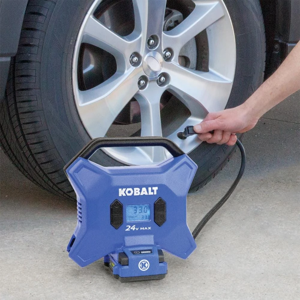 Best Sale 🌟 Kobalt Air Inflators Kobalt 24 Volt cordless high pressure inflator 24-Volt Lithium Ion (Li-Ion) Air Inflator (Power Source: Battery) 👍 7 Best Sale 🌟 Kobalt Air Inflators Kobalt 24 Volt cordless high pressure inflator 24-Volt Lithium Ion (Li-Ion) Air Inflator (Power Source: Battery) 👍 - Image 7