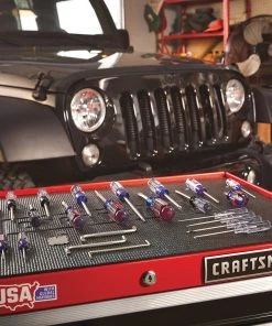 Outlet 😀 CRAFTSMAN Bottom Tool Cabinets 2000 Series 26.5-in W x 34-in H 5-Drawer Steel Rolling Tool Cabinet (Red) ⌛ -Craftsman Sales Shop 11963335