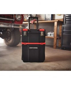 Cheapest ⭐ CRAFTSMAN Portable Tool Boxes DIY 19-in Red Plastic Wheels Lockable Tool Box ✨ -Craftsman Sales Shop 11997456