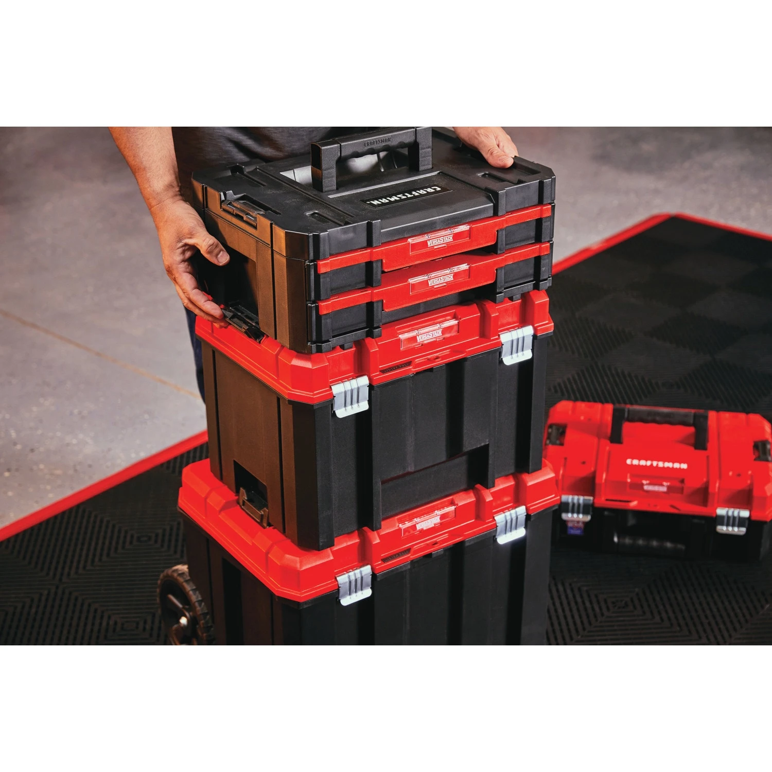 Best deal π CRAFTSMAN Portable Tool Boxes VERSASTACK System 17-in 2-Drawer Black Plastic Tool Box βοΈ 14 Best deal π CRAFTSMAN Portable Tool Boxes VERSASTACK System 17-in 2-Drawer Black Plastic Tool Box βοΈ - Image 14