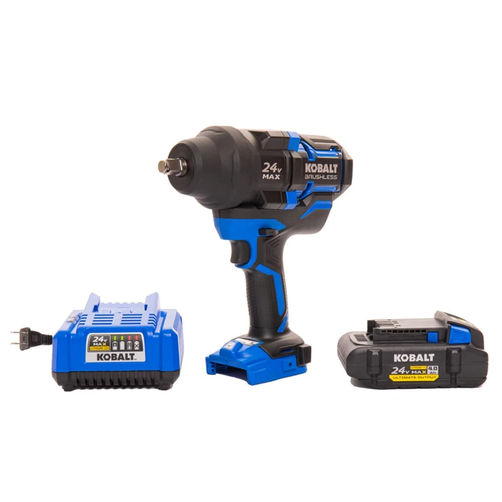 Brand new π Kobalt Impact Wrenches 24-Volt XTR Variable Speed Brushless 1/2-in Drive Cordless Impact Wrench (1-Battery Included) π₯° 1 Brand new π Kobalt Impact Wrenches 24-Volt XTR Variable Speed Brushless 1/2-in Drive Cordless Impact Wrench (1-Battery Included) π₯°