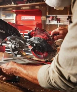 Deals 🎉 CRAFTSMAN Miter Saws V20 7-1/4-in 20-Volt Max Single Bevel Sliding Compound Cordless Miter Saw 👍 -Craftsman Sales Shop 12115365