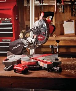 Deals 🎉 CRAFTSMAN Miter Saws V20 7-1/4-in 20-Volt Max Single Bevel Sliding Compound Cordless Miter Saw 👍 -Craftsman Sales Shop 12115366