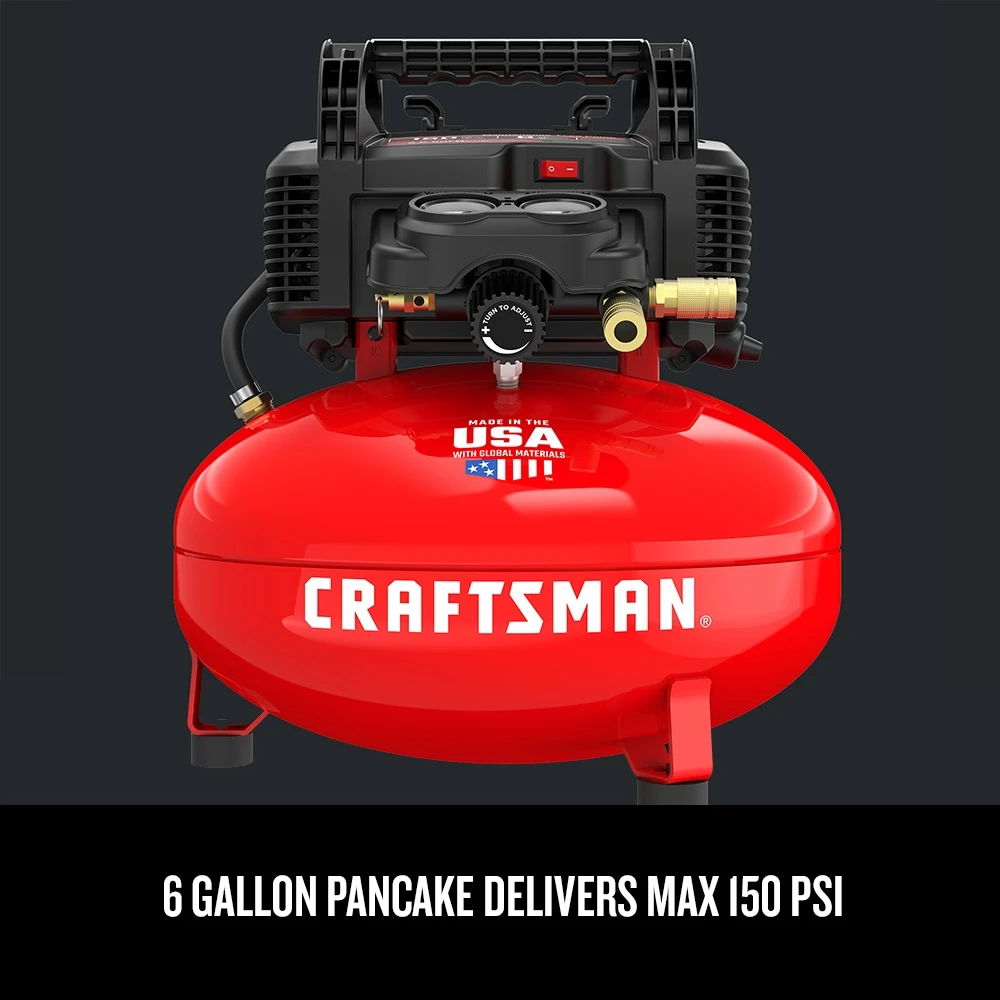 Best reviews of π CRAFTSMAN Air Compressors 6-Gallon Single Stage Portable Electric Pancake Air Compressor π 8 Best reviews of π CRAFTSMAN Air Compressors 6-Gallon Single Stage Portable Electric Pancake Air Compressor π - Image 8