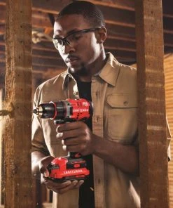 Cheapest ⌛ CRAFTSMAN Drills V20 20-volt Max 1/2-in Brushless Cordless Drill (2-Batteries Included and Charger Included) ✔️ -Craftsman Sales Shop 14206810