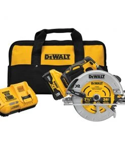 Budget π DEWALT Circular Saws XR POWER DETECT 20-Volt Max 7-1/4-in Brushless Cordless Circular Saw (1-Battery and Charger Included) β¨