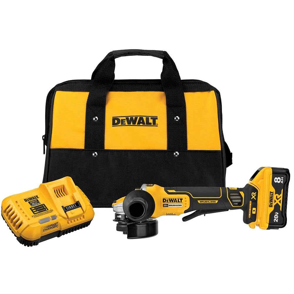 Promo ⌛ DEWALT Angle Grinders XR POWER DETECT 5-in 20-Volt Max Paddle Switch Brushless Cordless Angle Grinder (1-Battery and charger Included) 🧨 1 Promo ⌛ DEWALT Angle Grinders XR POWER DETECT 5-in 20-Volt Max Paddle Switch Brushless Cordless Angle Grinder (1-Battery and charger Included) 🧨