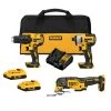 Flash Sale 🧨 DEWALT Power Tool Combo Kits 3-Tool 20-Volt Max Brushless Power Tool Combo Kit with Soft Case (2-Batteries and charger Included) 👍