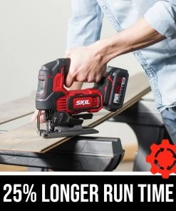 Best Pirce 👍 SKIL Jigsaws PWR CORE 20 20-Volt Brushless Variable Speed Keyless Cordless Jigsaw(Battery Included) ❤️ -Craftsman Sales Shop 14689885
