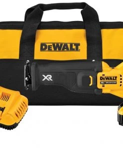 Hot Sale 🌟 DEWALT Reciprocating Saws XR POWER DETECT 20-volt Max Variable Speed Brushless Cordless Reciprocating Saw (Charger Included and Battery Included) 🤩