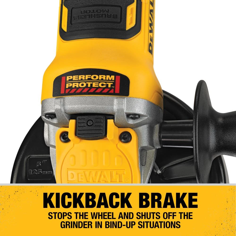 Promo ⌛ DEWALT Angle Grinders XR POWER DETECT 5-in 20-Volt Max Paddle Switch Brushless Cordless Angle Grinder (1-Battery and charger Included) 🧨 14 Promo ⌛ DEWALT Angle Grinders XR POWER DETECT 5-in 20-Volt Max Paddle Switch Brushless Cordless Angle Grinder (1-Battery and charger Included) 🧨 - Image 14