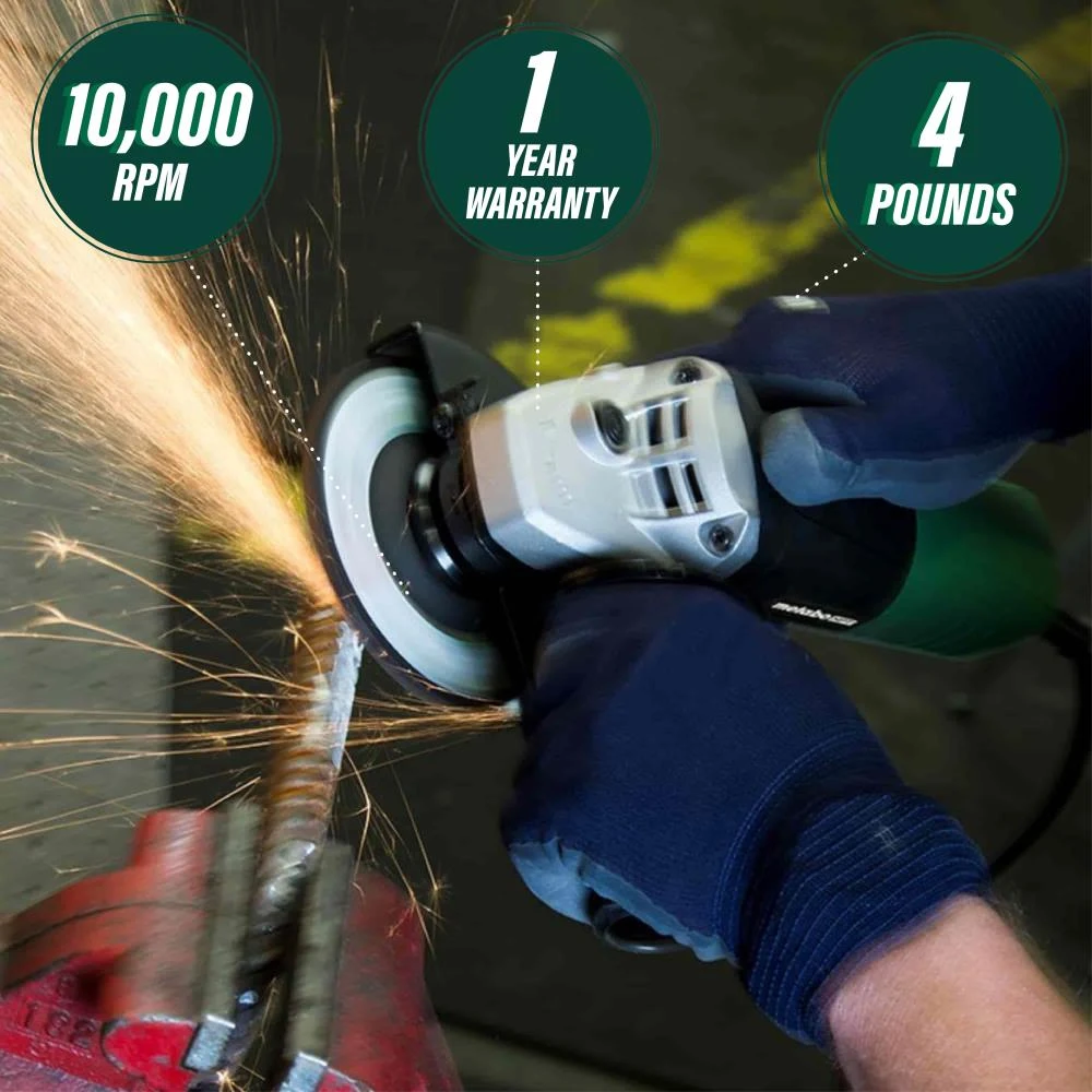 Promo β¨ Metabo HPT Angle Grinders 4.5-in 6.2 Amps Sliding Switch Corded Angle Grinder π€© 12 Promo β¨ Metabo HPT Angle Grinders 4.5-in 6.2 Amps Sliding Switch Corded Angle Grinder π€© - Image 12