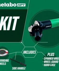Promo β¨ Metabo HPT Angle Grinders 4.5-in 6.2 Amps Sliding Switch Corded Angle Grinder π€© 31 Promo β¨ Metabo HPT Angle Grinders 4.5-in 6.2 Amps Sliding Switch Corded Angle Grinder π€© -Craftsman Sales Shop 14861418