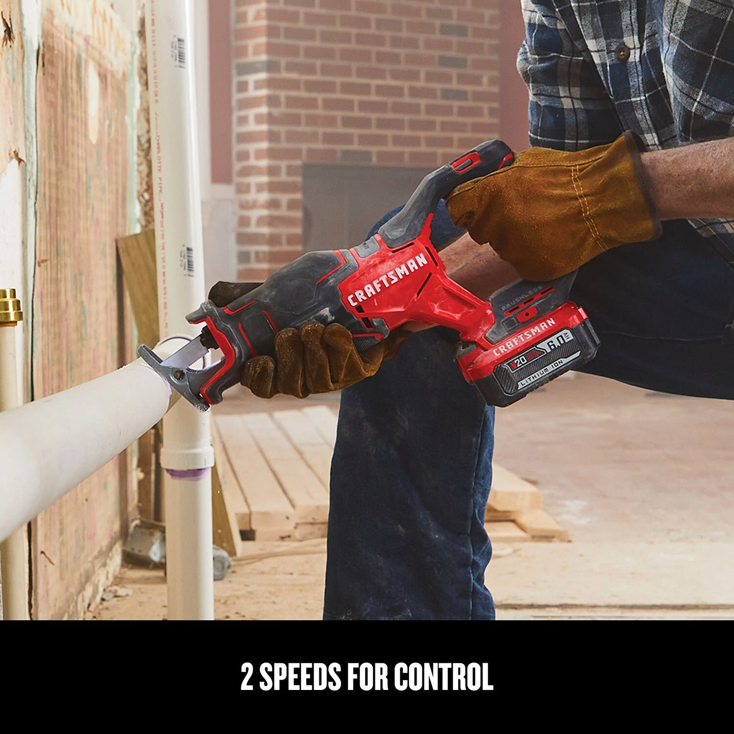Promo ⭐ CRAFTSMAN Reciprocating Saws V20 20-volt Max Variable Speed Brushless Cordless Reciprocating Saw (Tool Only) ⭐ 5 Promo ⭐ CRAFTSMAN Reciprocating Saws V20 20-volt Max Variable Speed Brushless Cordless Reciprocating Saw (Tool Only) ⭐ - Image 5