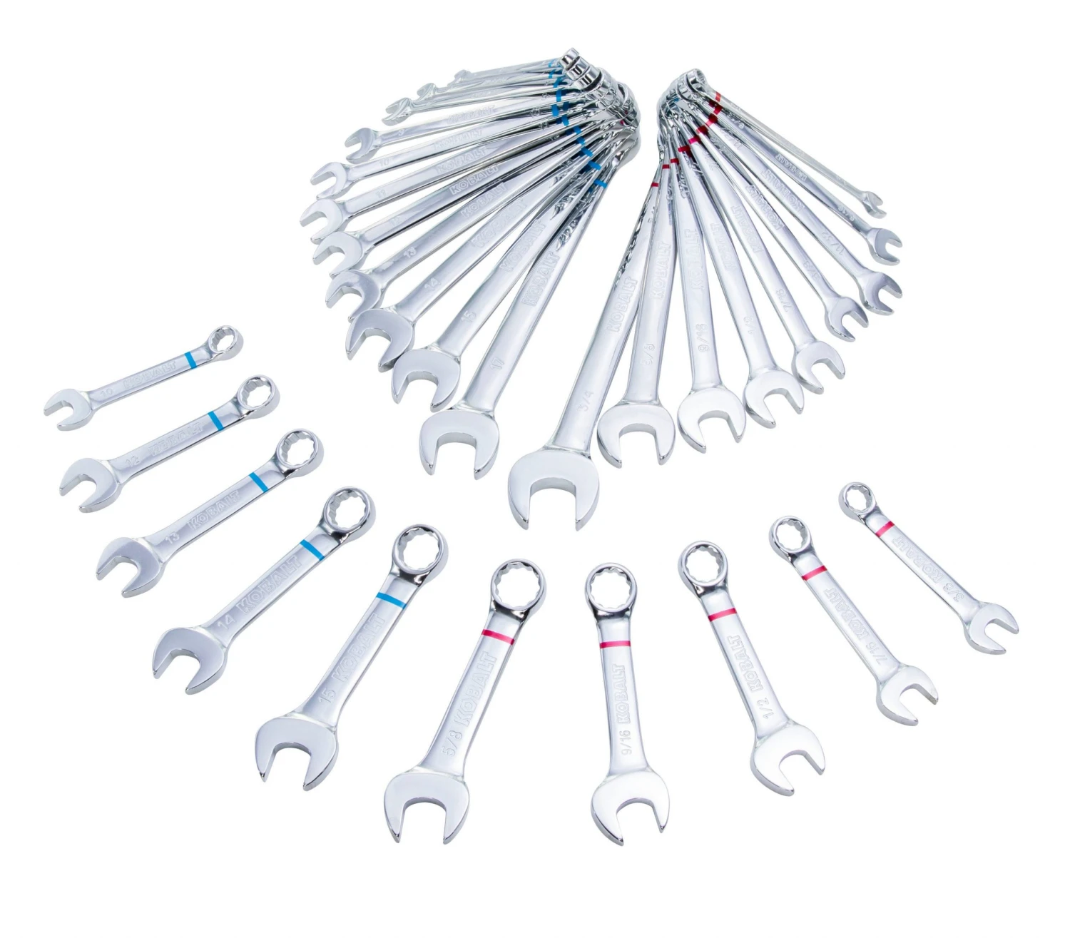 Wholesale ๐ฅ Kobalt Combination Wrenches & Sets 30-Piece Set 12-point Standard (SAE) and Metric Combination Standard Combination Wrench Set โ 4 Wholesale ๐ฅ Kobalt Combination Wrenches & Sets 30-Piece Set 12-point Standard (SAE) and Metric Combination Standard Combination Wrench Set โ - Image 4