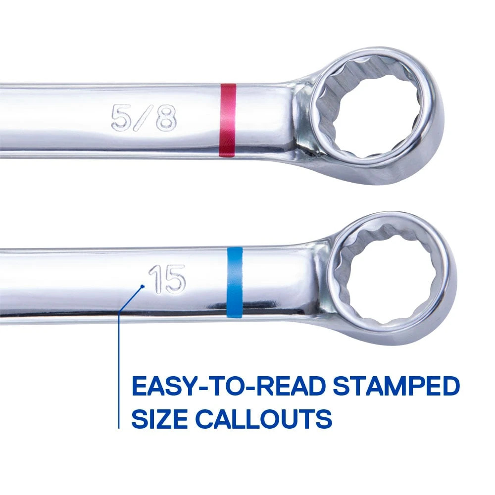 Wholesale ๐ฅ Kobalt Combination Wrenches & Sets 30-Piece Set 12-point Standard (SAE) and Metric Combination Standard Combination Wrench Set โ 6 Wholesale ๐ฅ Kobalt Combination Wrenches & Sets 30-Piece Set 12-point Standard (SAE) and Metric Combination Standard Combination Wrench Set โ - Image 6