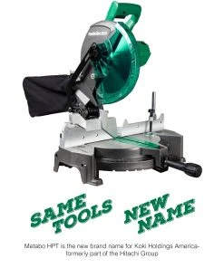 Budget 🤩 Metabo HPT Miter Saws 10-in Single Bevel Compound Corded Miter Saw 😍 -Craftsman Sales Shop 15583882