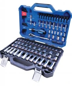 Best Pirce π Kobalt Mechanics Tool Sets 118-Piece Standard (SAE) and Metric Combination Polished Chrome Mechanics Tool Set (3/8-in;) β