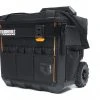 Buy ⌛ TOUGHBUILT Tool Bags Massive Mouth Hard Bottom XL Black Polyester 18-in Zippered Rolling Tool Bag 💯
