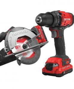 Flash Sale ❤️ CRAFTSMAN Power Tool Combo Kits V20 2-Tool 20-Volt Max Power Tool Combo Kit Case (2-Batteries Included and Charger Included) ✨