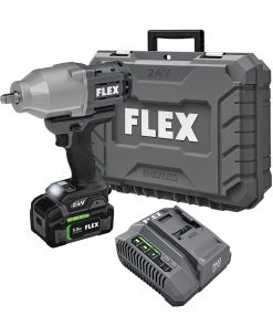 Brand new π― FLEX Impact Wrenches 24-volt Variable Speed Brushless 1/2-in Drive Cordless Impact Wrench (1-Battery Included) π―