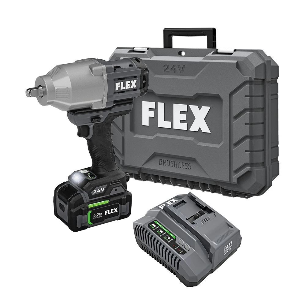 Brand new π― FLEX Impact Wrenches 24-volt Variable Speed Brushless 1/2-in Drive Cordless Impact Wrench (1-Battery Included) π― 1 Brand new π― FLEX Impact Wrenches 24-volt Variable Speed Brushless 1/2-in Drive Cordless Impact Wrench (1-Battery Included) π―