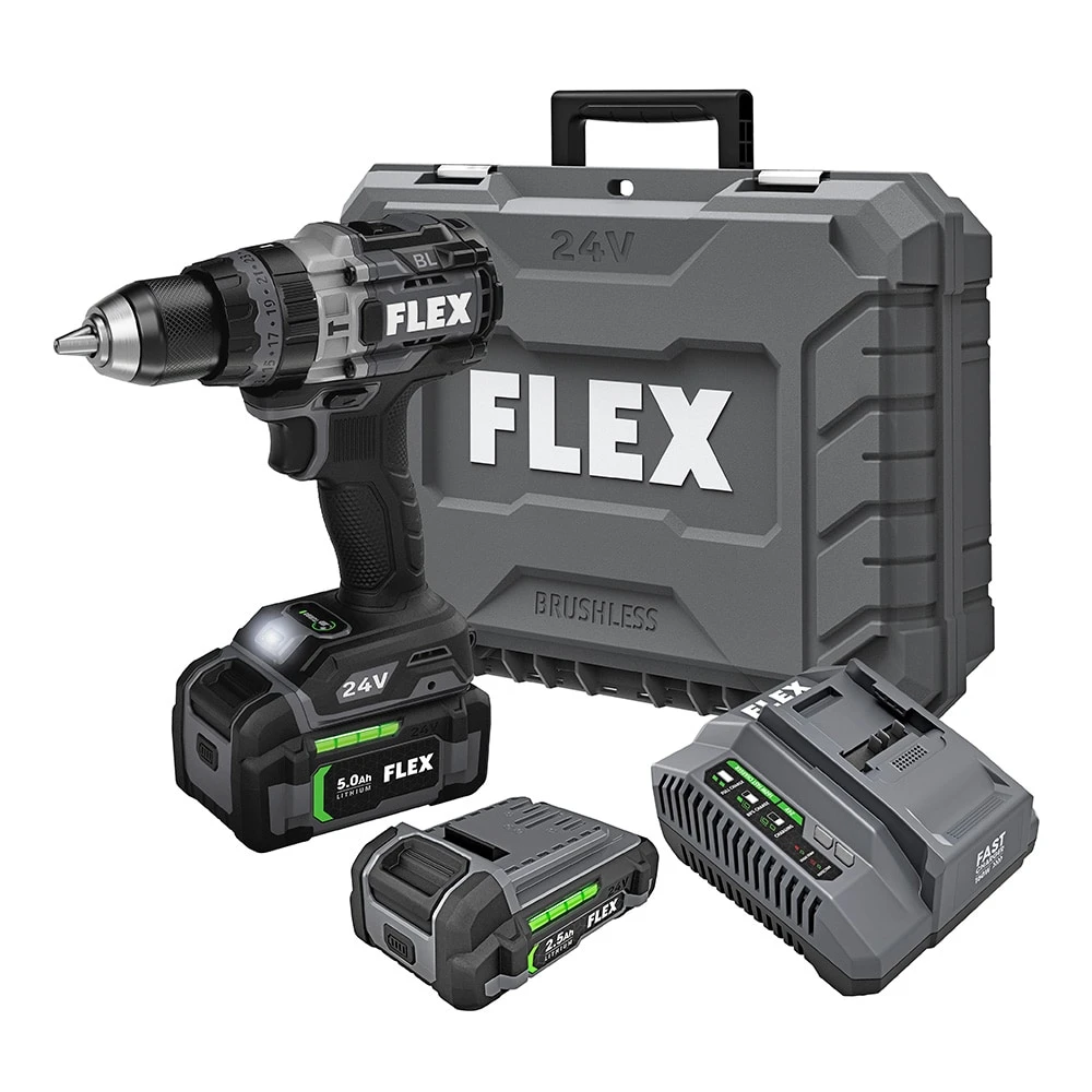 Promo β¨ FLEX Hammer Drills 1/2-in 24-volt Variable Speed Brushless Cordless Hammer Drill (2-Batteries Included) π 1 Promo β¨ FLEX Hammer Drills 1/2-in 24-volt Variable Speed Brushless Cordless Hammer Drill (2-Batteries Included) π