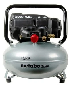 Buy β Metabo HPT Air Compressors The Tank 6-Gallon Single Stage Portable Corded Electric Pancake Air Compressor π