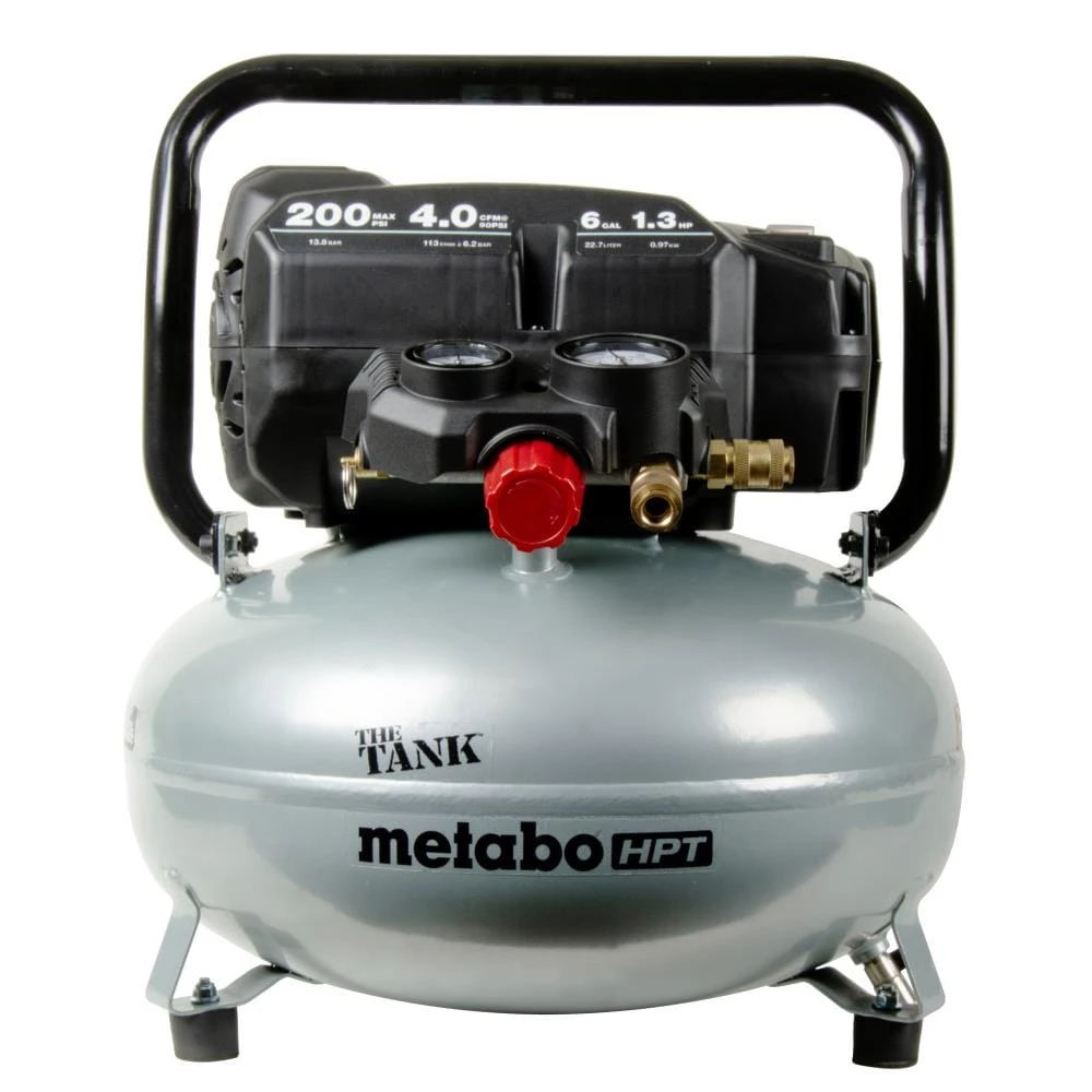 Buy ⌛ Metabo HPT Air Compressors The Tank 6-Gallon Single Stage Portable Corded Electric Pancake Air Compressor 👏 1 Buy ⌛ Metabo HPT Air Compressors The Tank 6-Gallon Single Stage Portable Corded Electric Pancake Air Compressor 👏