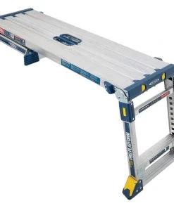 Cheap 💯 Werner Scaffolding 3.9-ft x 3.9-ft Aluminum Adjustable Work Platform 300 lbs. Capacity ❤️ -Craftsman Sales Shop 16422502