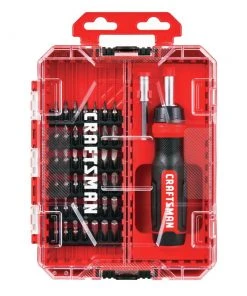Cheap 😀 CRAFTSMAN Screwdrivers VERSASTACK 44-Piece Bi-material Handle Magnetic Ratcheting Set Multi-bit Screwdriver Set 😀