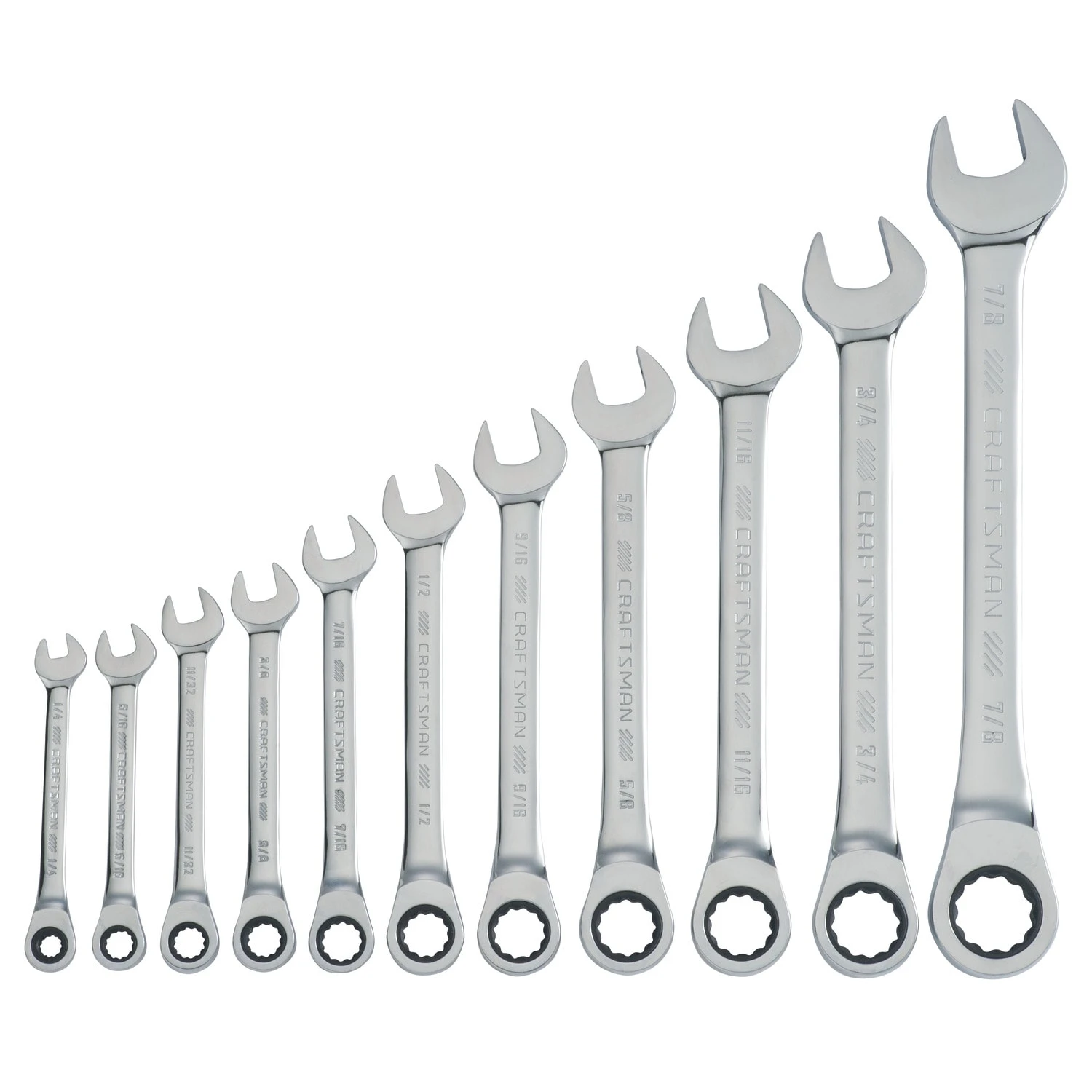 Discount π CRAFTSMAN Ratchet Wrenches & Sets 11-Piece Set 12-Point Standard (SAE) Ratchet Wrench Set π 1 Discount π CRAFTSMAN Ratchet Wrenches & Sets 11-Piece Set 12-Point Standard (SAE) Ratchet Wrench Set π