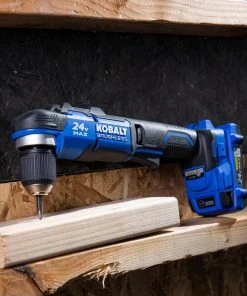 Cheapest 🌟 Kobalt Drills 24-volt Max 3/8-in Brushless Right Angle Cordless Drill 🎁 -Craftsman Sales Shop 16680286