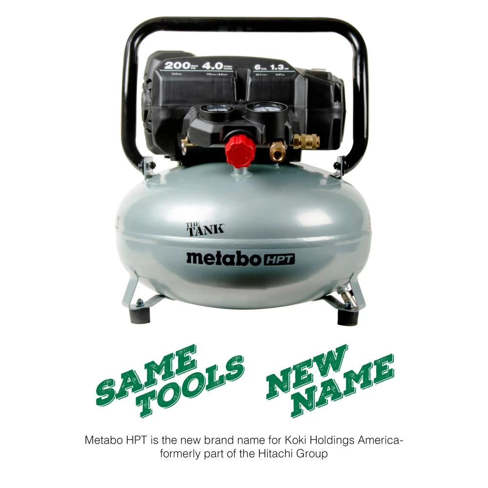 Buy ⌛ Metabo HPT Air Compressors The Tank 6-Gallon Single Stage Portable Corded Electric Pancake Air Compressor 👏 10 Buy ⌛ Metabo HPT Air Compressors The Tank 6-Gallon Single Stage Portable Corded Electric Pancake Air Compressor 👏 - Image 10