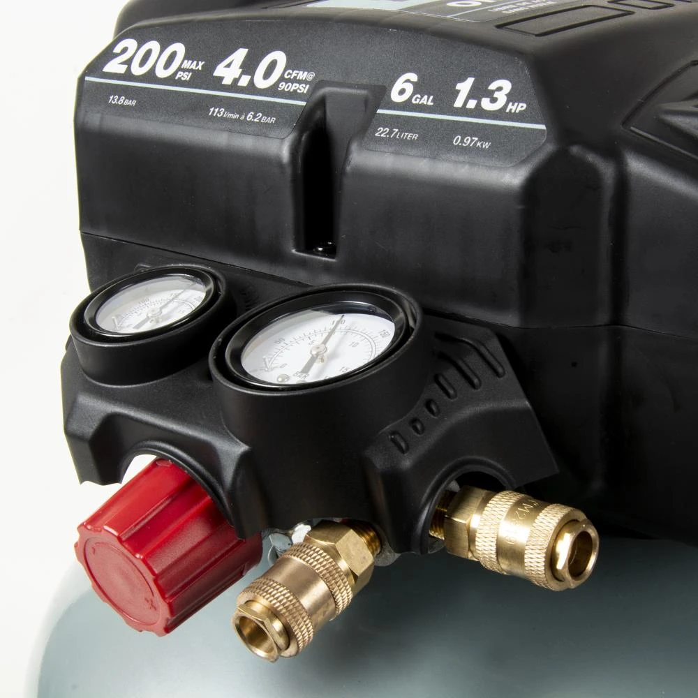 Buy ⌛ Metabo HPT Air Compressors The Tank 6-Gallon Single Stage Portable Corded Electric Pancake Air Compressor 👏 7 Buy ⌛ Metabo HPT Air Compressors The Tank 6-Gallon Single Stage Portable Corded Electric Pancake Air Compressor 👏 - Image 7