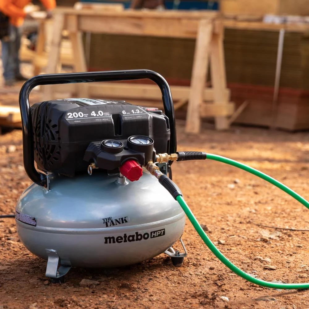 Buy ⌛ Metabo HPT Air Compressors The Tank 6-Gallon Single Stage Portable Corded Electric Pancake Air Compressor 👏 8 Buy ⌛ Metabo HPT Air Compressors The Tank 6-Gallon Single Stage Portable Corded Electric Pancake Air Compressor 👏 - Image 8