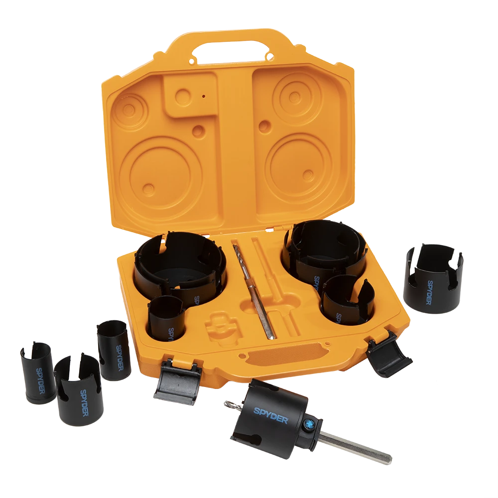 Buy 𧨠Spyder Hole Saws & Kits 14-Piece Set Carbide-tipped Arbored Adjustable Hole Saw Kit Set 𧨠1 Buy 𧨠Spyder Hole Saws & Kits 14-Piece Set Carbide-tipped Arbored Adjustable Hole Saw Kit Set π§¨