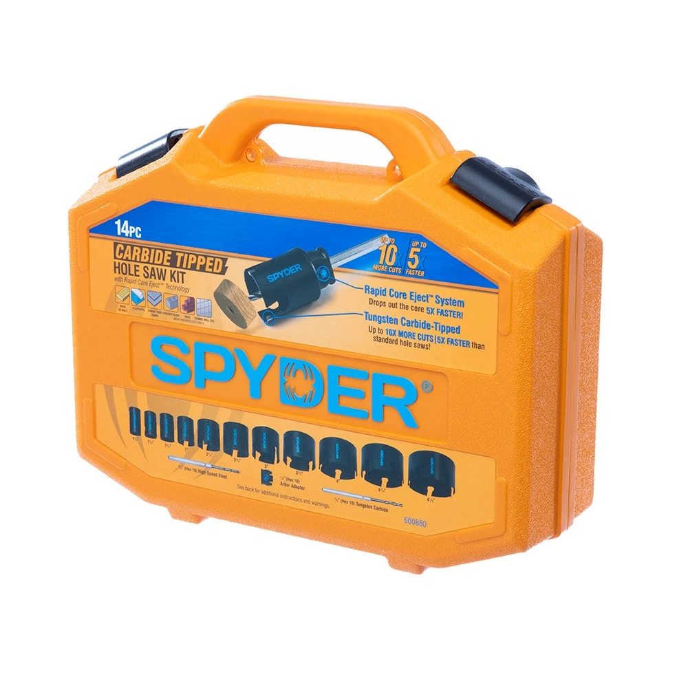 Buy 𧨠Spyder Hole Saws & Kits 14-Piece Set Carbide-tipped Arbored Adjustable Hole Saw Kit Set 𧨠6 Buy 𧨠Spyder Hole Saws & Kits 14-Piece Set Carbide-tipped Arbored Adjustable Hole Saw Kit Set 𧨠- Image 6