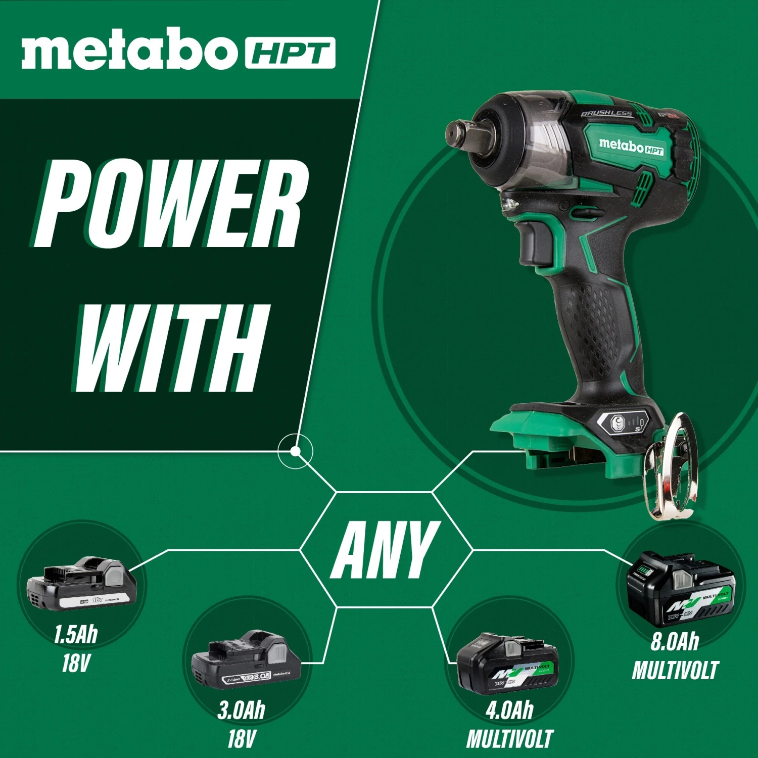 Coupon 𧨠Metabo HPT Impact Wrenches MultiVolt 18-volt Variable Speed Brushless 1/2-in Drive Cordless Impact Wrench (Tool Only) βοΈ 4 Coupon 𧨠Metabo HPT Impact Wrenches MultiVolt 18-volt Variable Speed Brushless 1/2-in Drive Cordless Impact Wrench (Tool Only) βοΈ - Image 4