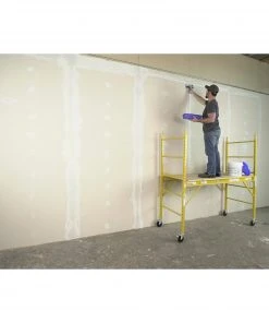 Discount 🔥 Werner Scaffolding 5.56-ft x 2.5-ft Steel Adjustable Rolling Scaffold 1000-lb Capacity ⭐ -Craftsman Sales Shop 17482155