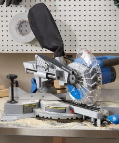 Promo ✔️ Kobalt Miter Saws Compact sliding 7-1/4-in 10 Amps Single Bevel Sliding Compound Corded Miter Saw ⌛ -Craftsman Sales Shop 17754774