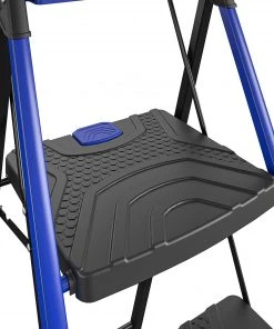 Best deal 🎁 Kobalt Step Stools 3-Step 300-lb Capacity Black Steel Foldable Step Stool 😀 -Craftsman Sales Shop 17788342