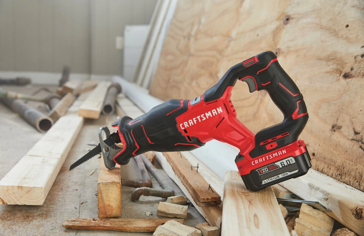 Promo ⭐ CRAFTSMAN Reciprocating Saws V20 20-volt Max Variable Speed Brushless Cordless Reciprocating Saw (Tool Only) ⭐ 16 Promo ⭐ CRAFTSMAN Reciprocating Saws V20 20-volt Max Variable Speed Brushless Cordless Reciprocating Saw (Tool Only) ⭐ - Image 16