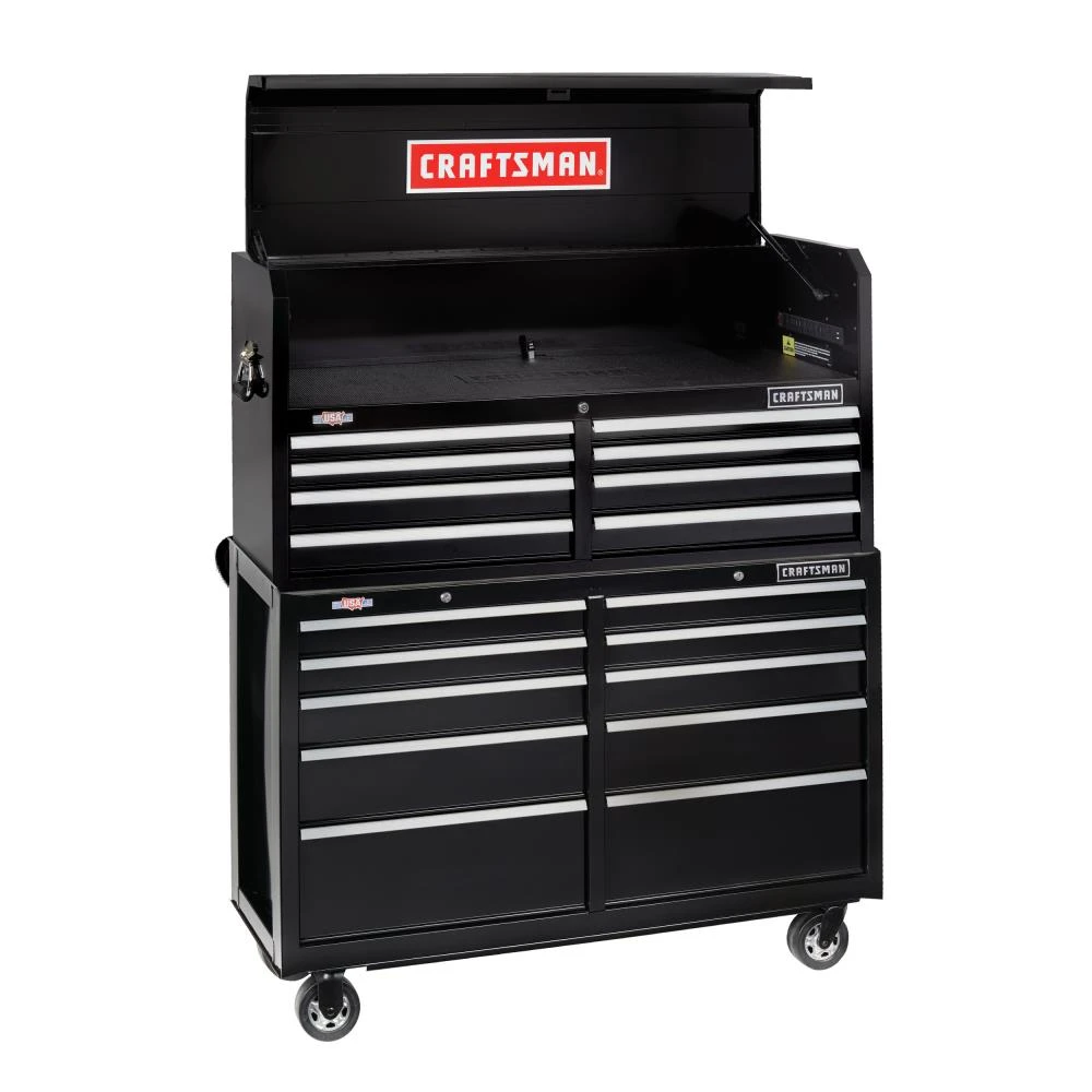 Cheap 💯 CRAFTSMAN Top Tool Chests 2000 Series 51.5-in W x 24.5-in H 8-Drawer Steel Tool Chest (Black) ⌛ 5 Cheap 💯 CRAFTSMAN Top Tool Chests 2000 Series 51.5-in W x 24.5-in H 8-Drawer Steel Tool Chest (Black) ⌛ - Image 5