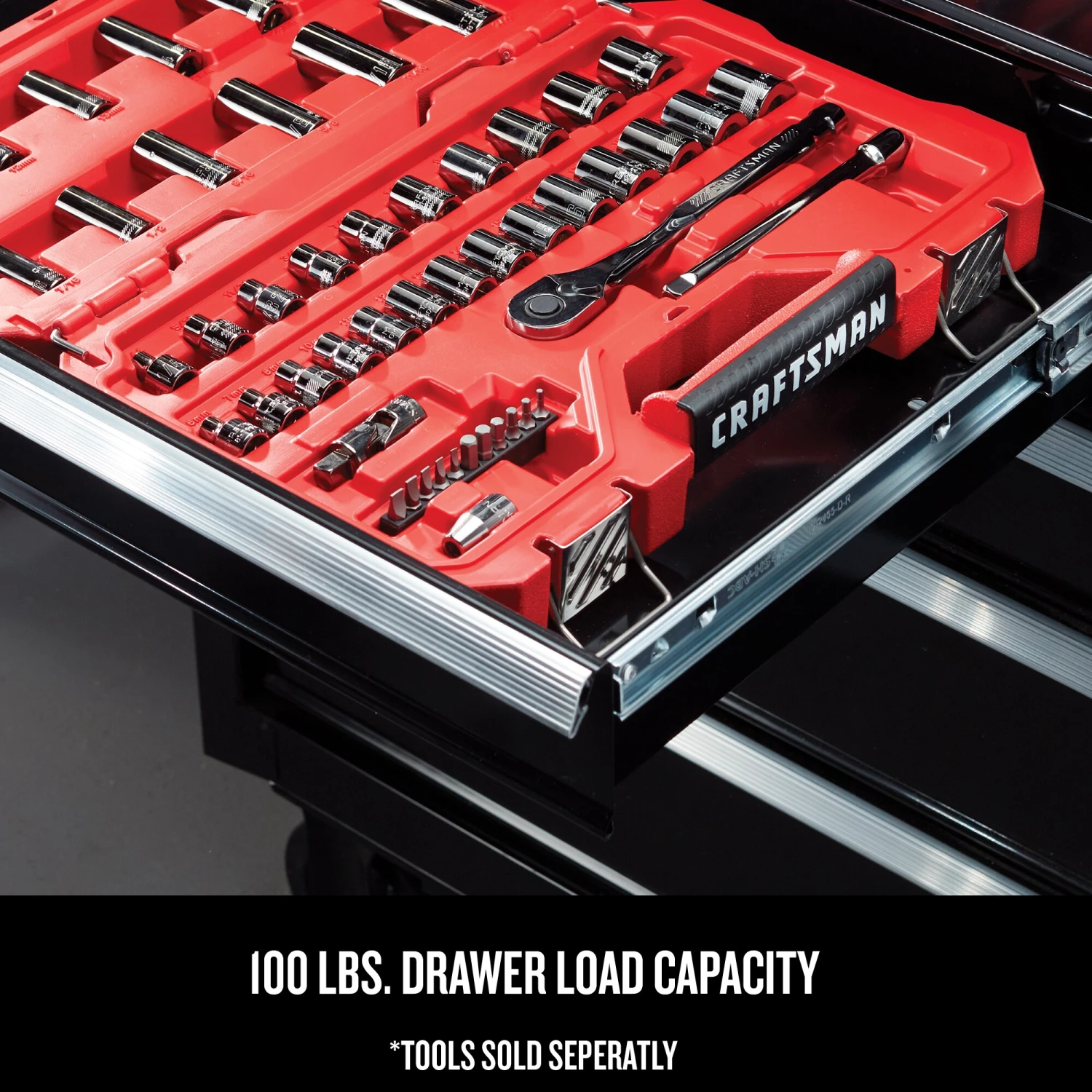 Best Sale ✔️ CRAFTSMAN Top Tool Chests 2000 Series 40.5-in W x 24.5-in H 6-Drawer Steel Tool Chest (Black) ✔️ 3 Best Sale ✔️ CRAFTSMAN Top Tool Chests 2000 Series 40.5-in W x 24.5-in H 6-Drawer Steel Tool Chest (Black) ✔️ - Image 3